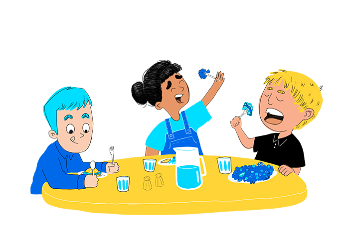 Children eating