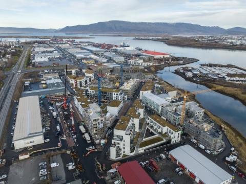 Yfirlitsmynd yfir Vogabyggð.