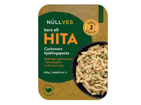 umbúðir á pasta sem var innkallað