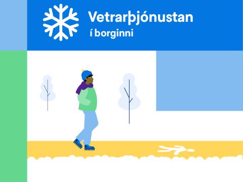 Mikið lagt í vetrarþjónustu á stígum