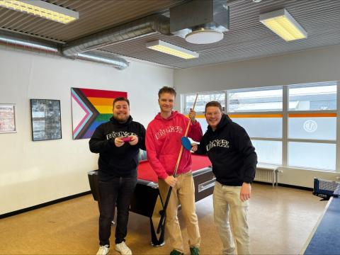 Staff at Hólmasel Youth Center