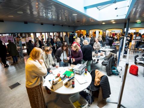 Mynd frá menntabúðum 2025.