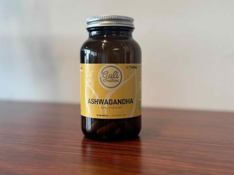 jar with dietary supplement