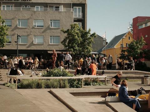 Public life at Óðinstorg.