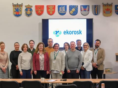Representatives from Reykjavík and Jakobstad.