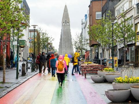 Daily life in the city center