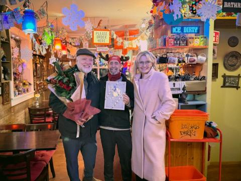 Þórhallur Vilhjálmsson, Glen Barkan og Heiða BJörg Hilmisdóttir.