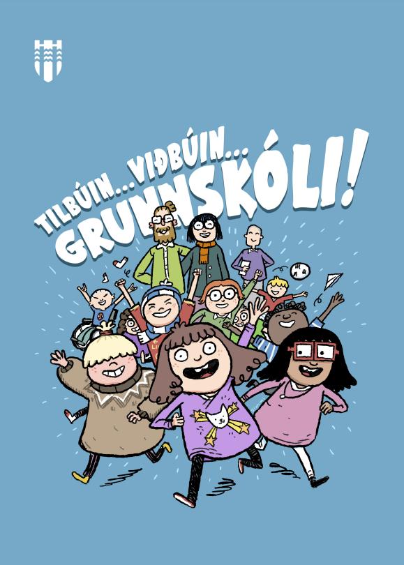 Front page of the book about Fjóla for children who are starting primary school.