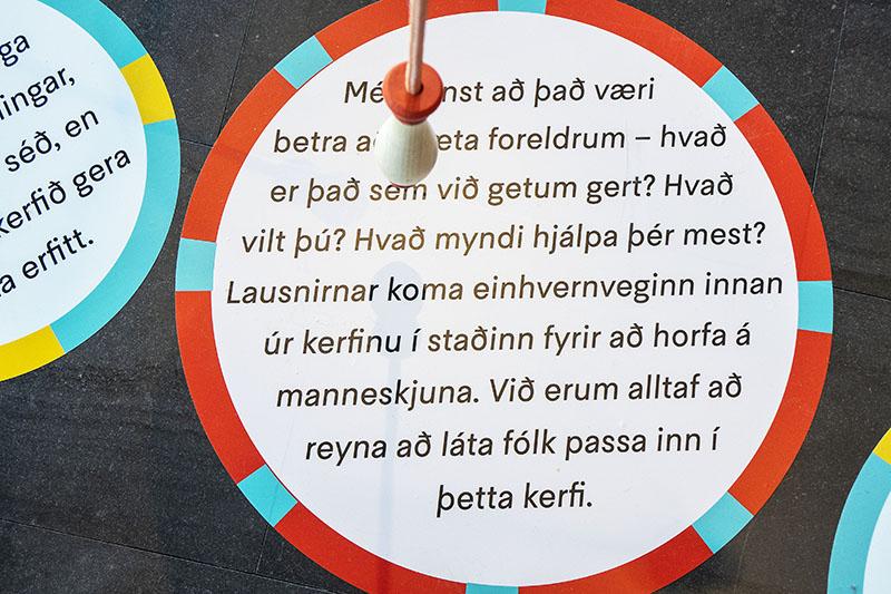 Frá sýningunni Betri borg fyrir börn í Hörpu á HönnunarMars.