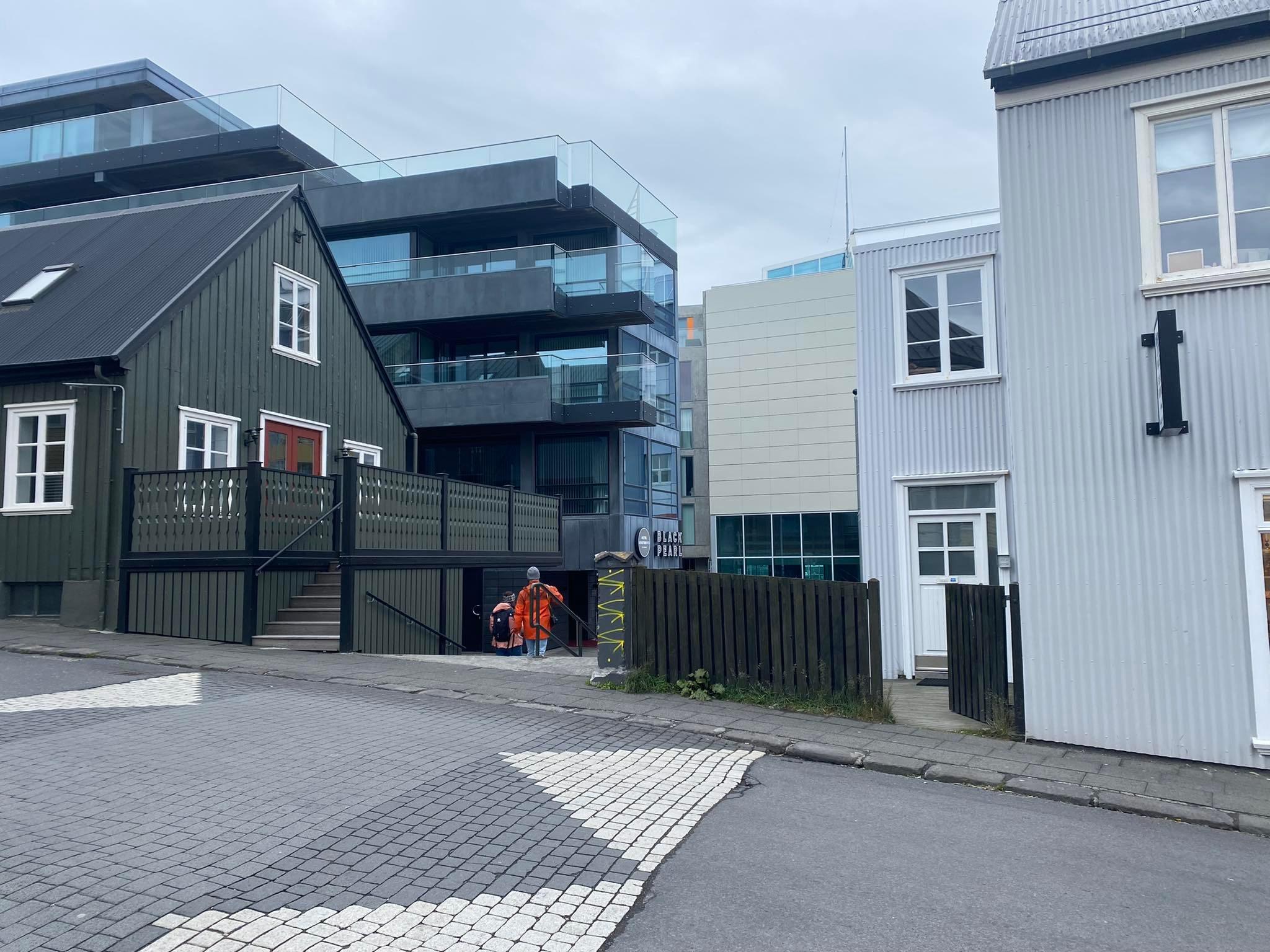 Götumynd við Vesturgötu.