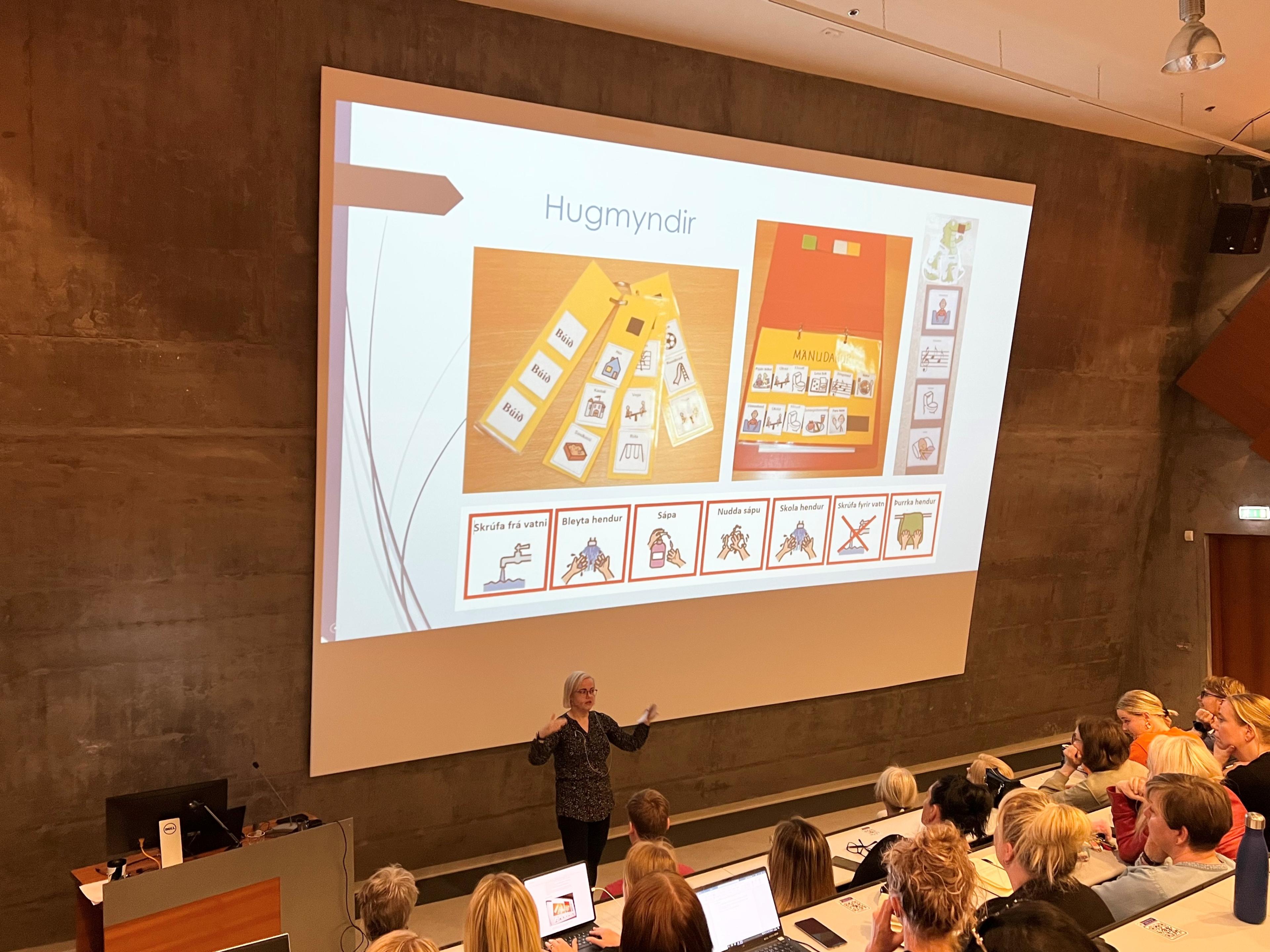 Inga Aronsdóttir. Námskeið á vegum ADHD samtakanna