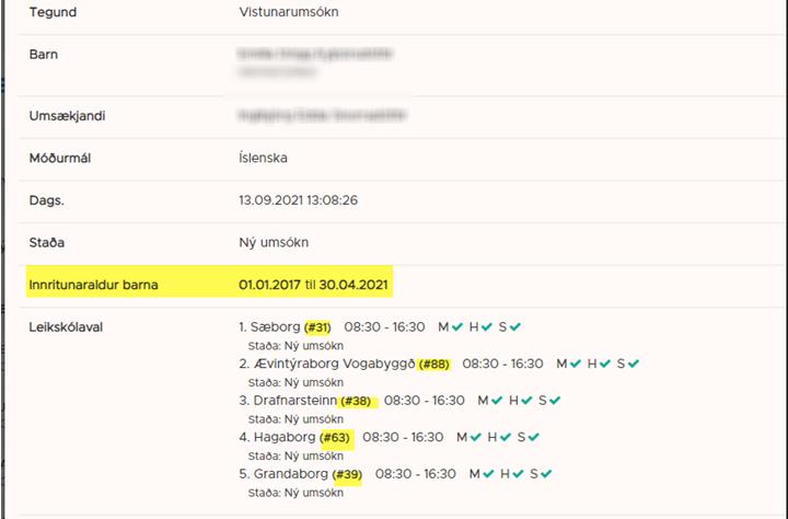 Hægt að skoða röð eftir leikskólaplássi í Völu