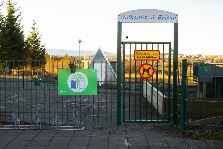 Gate to the Blásalir grounds.