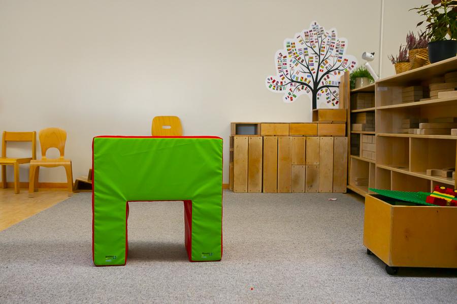 An indoor play area at Blásalir.