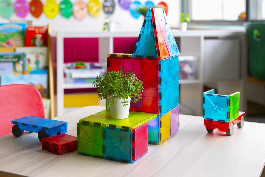 Toys and books at Seljaborg.