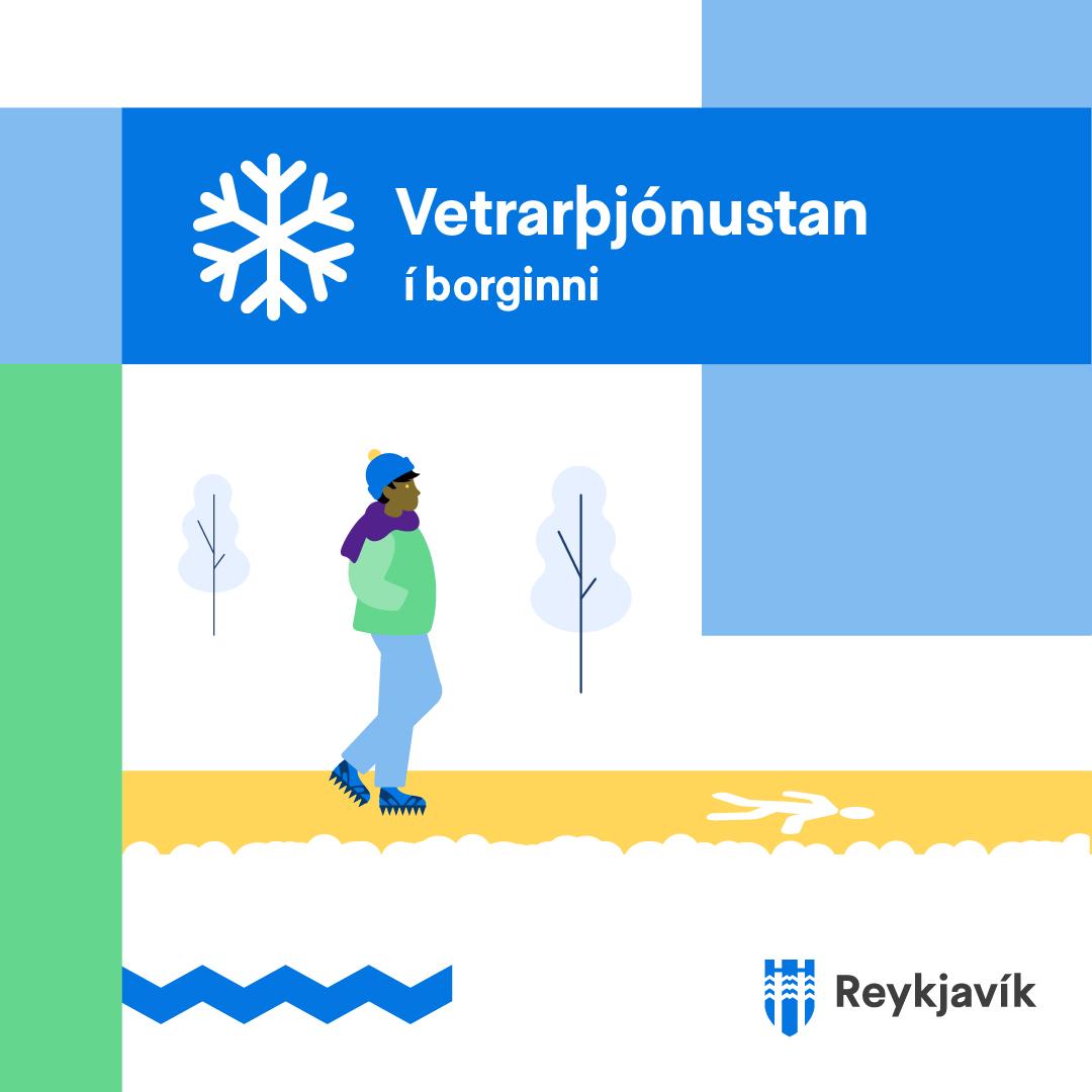Teikning af manni á göngu.