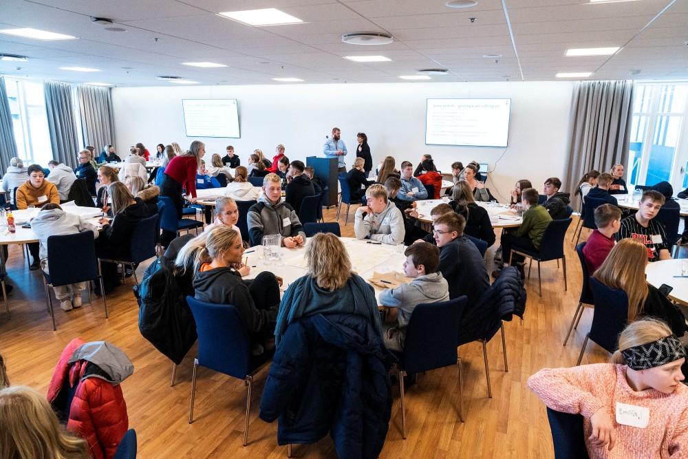 Fundað með börnum í Úlfarsárdal og Grafarholti.