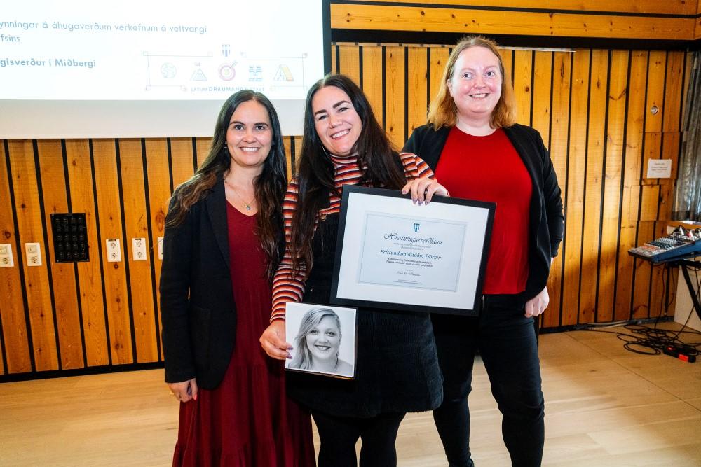 Hvatningarverðlaun fyrir frístundastarf 2023.