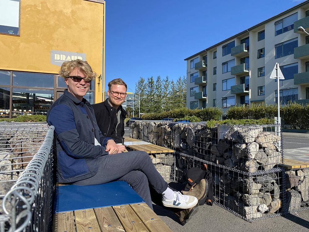 Nýr áningastaður við Hrísateig og Laugalæk.