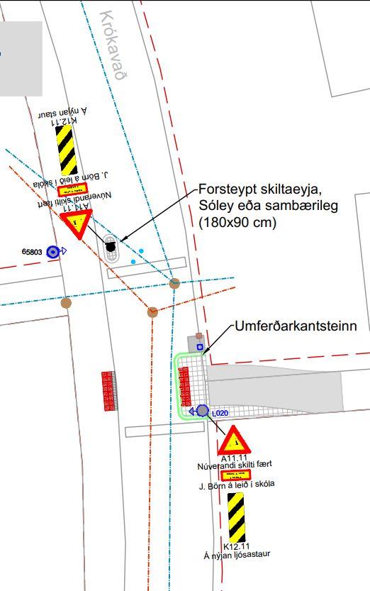 Krókavað gönguþverun