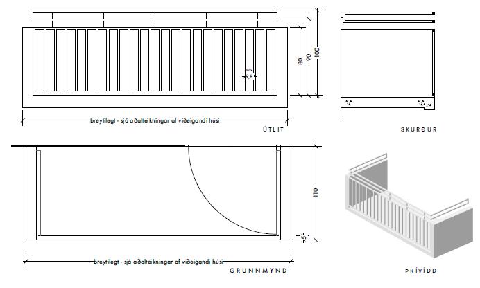 balconies - blueprint