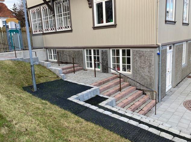 Tröppurnar og setstallarnir koma vel út