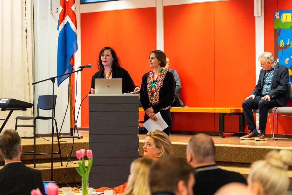 Kjördæmavika, heimsókn í Fellaskóla