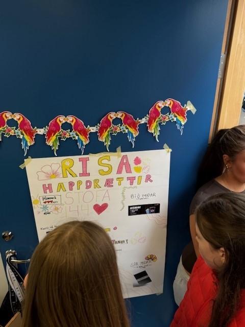 From charity day at Hagaskóli