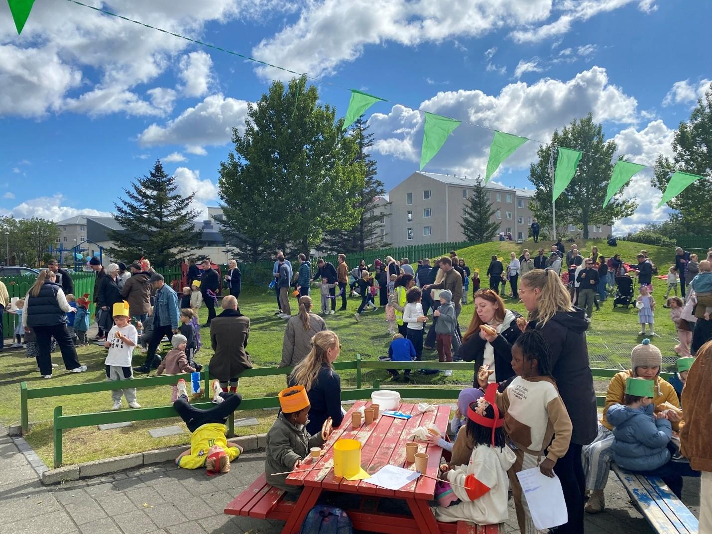 Summer celebration at Hagaborg.