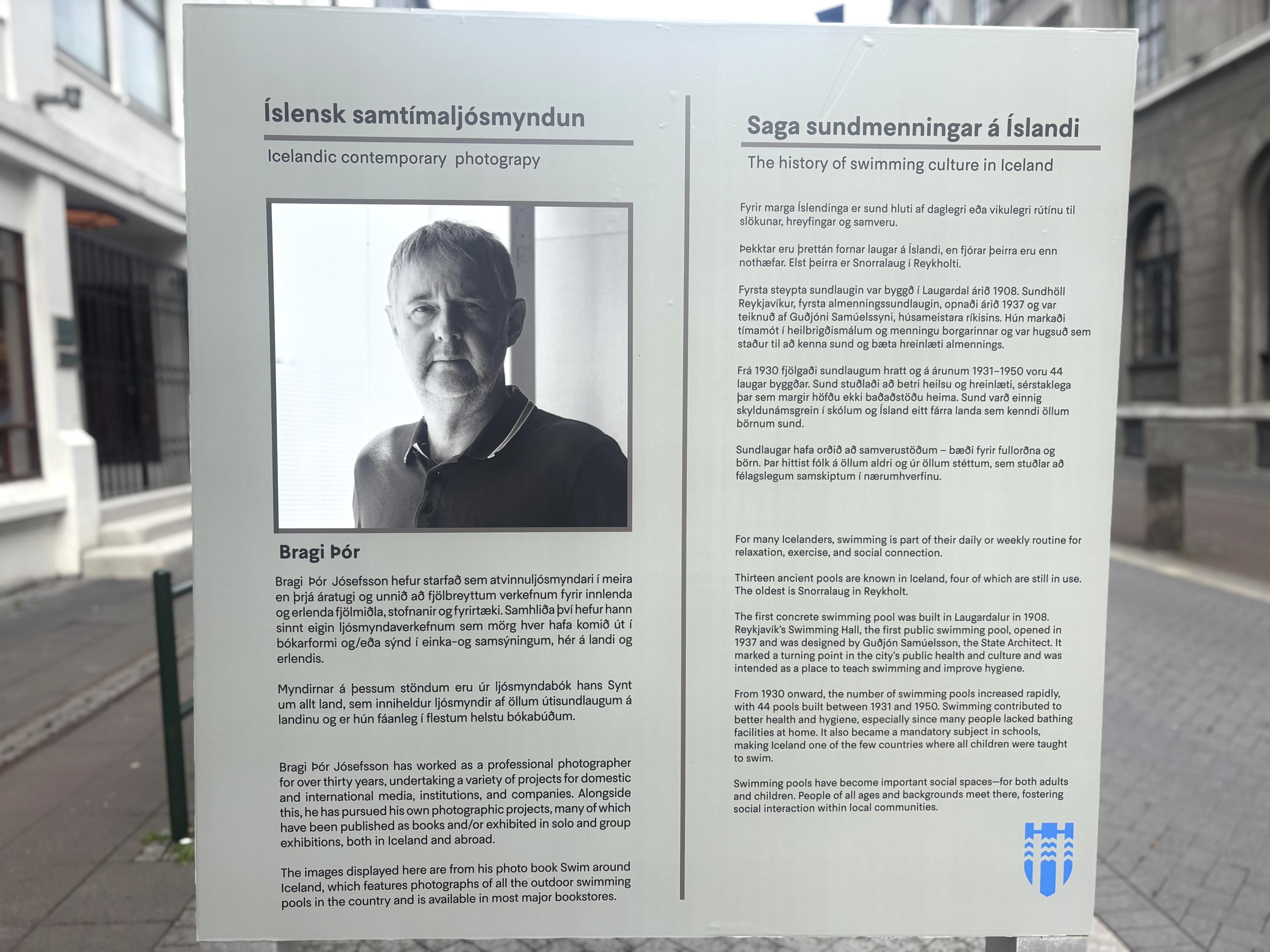 Ljósmyndasýning eftir Braga Þór Jósefsson hefur opnað í Austurstræti.