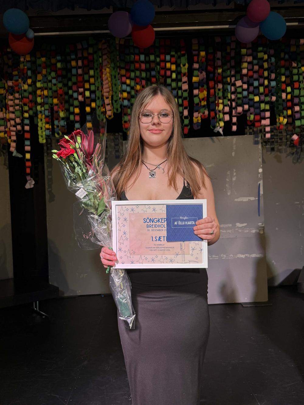 Photo from the Breiðholt singing competition.