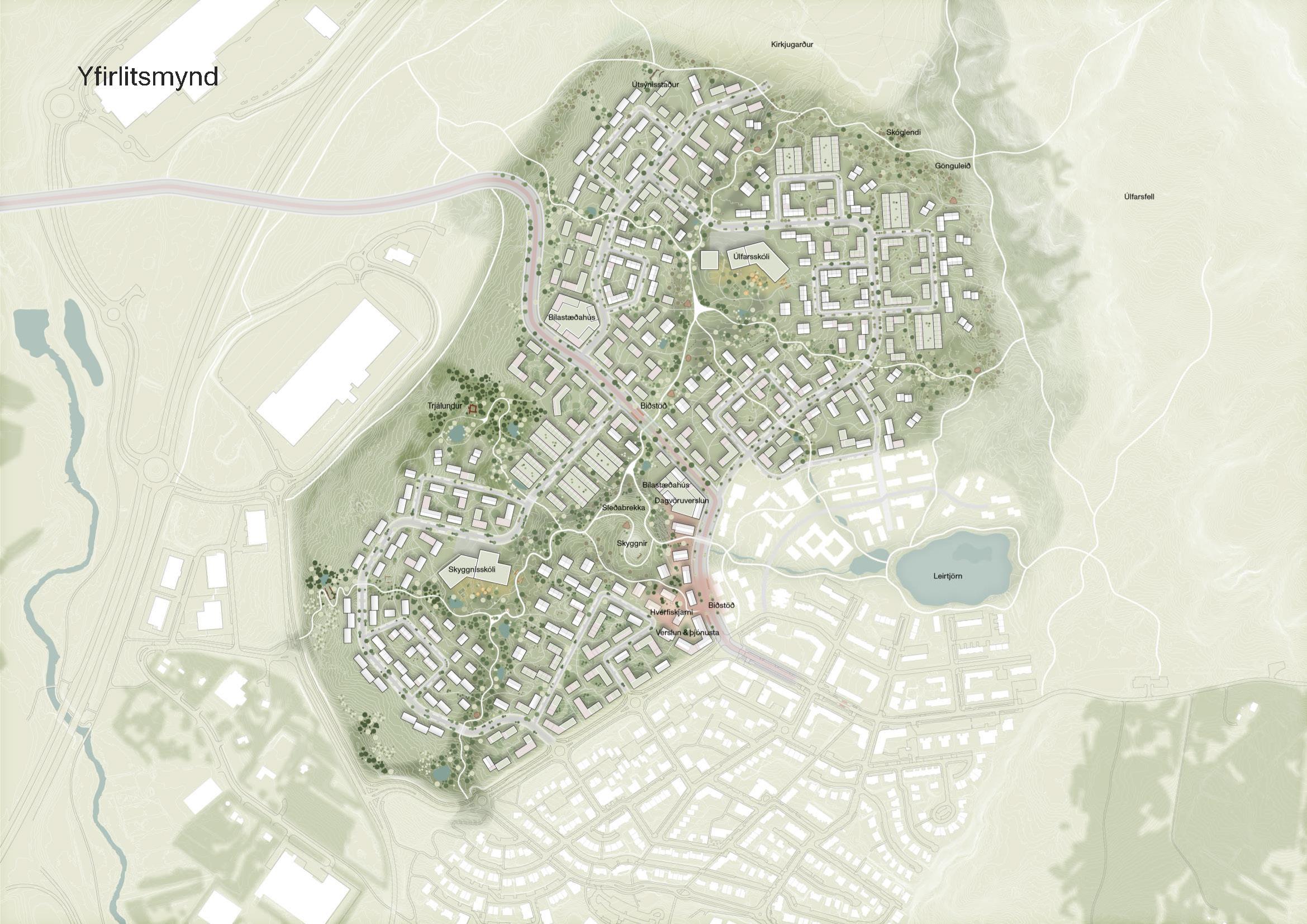 Overview image from Nordic Office of Architecture's winning proposal