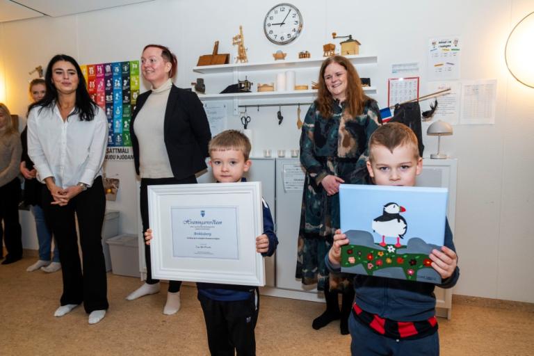 Brekkuborg awarded incentive award.