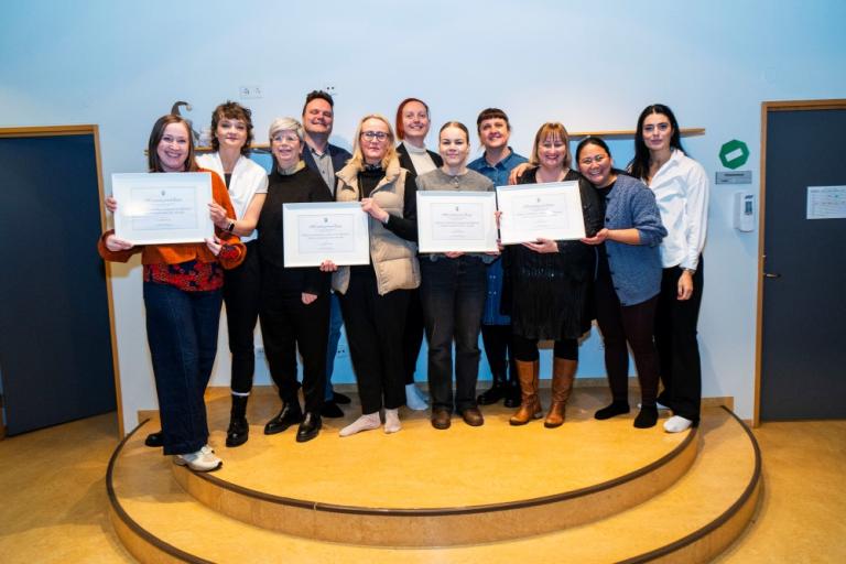 Recognition bestowed for collaborative project.