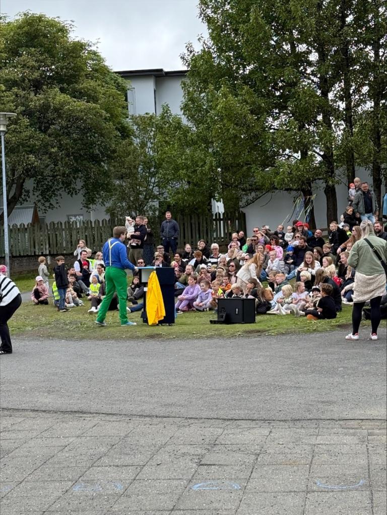 Summer celebration at Bjartahlíð preschool