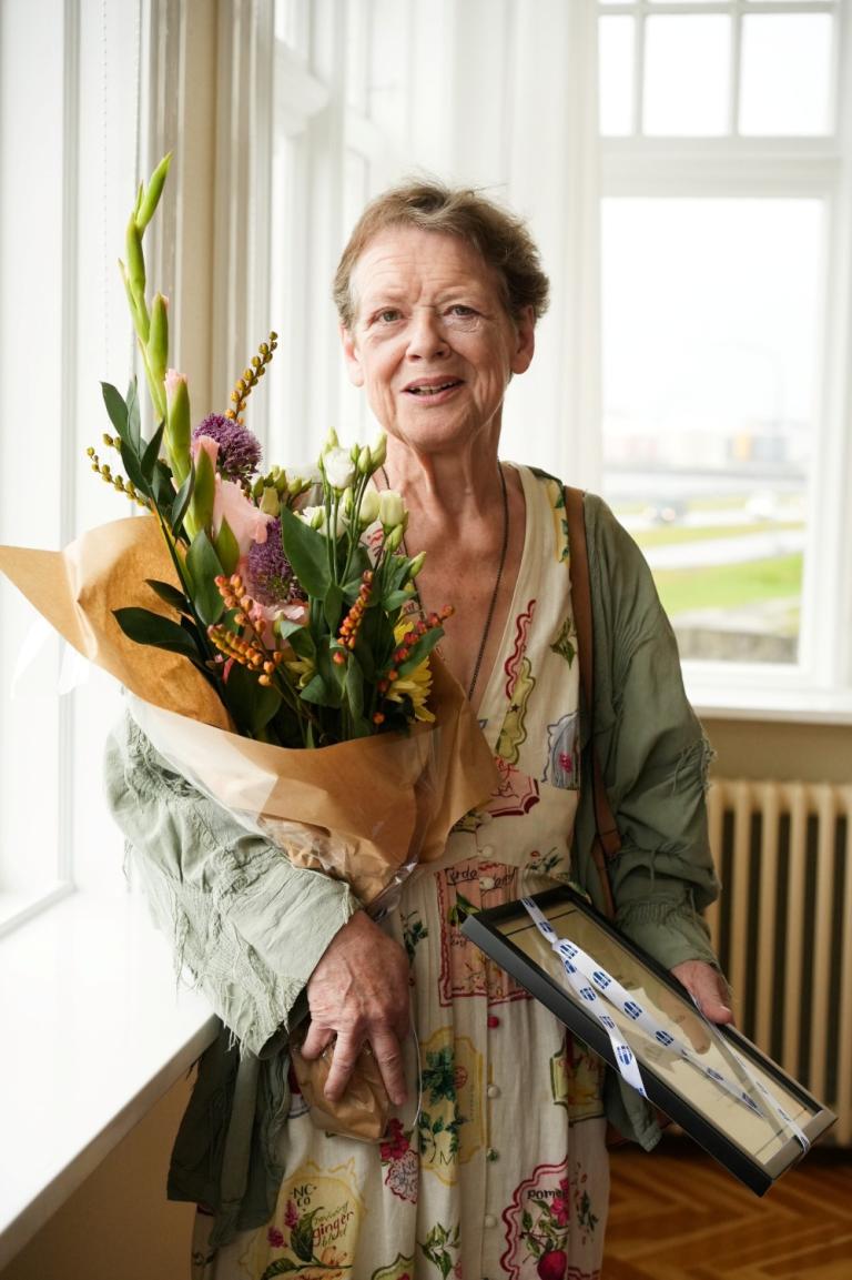 Nanna Rögnvaldardóttir, verðlaunahafi Barnabókaverðlauna Guðrúnar Helgadóttur.