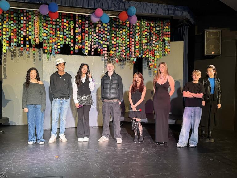 Photo from the Breiðholt singing competition.