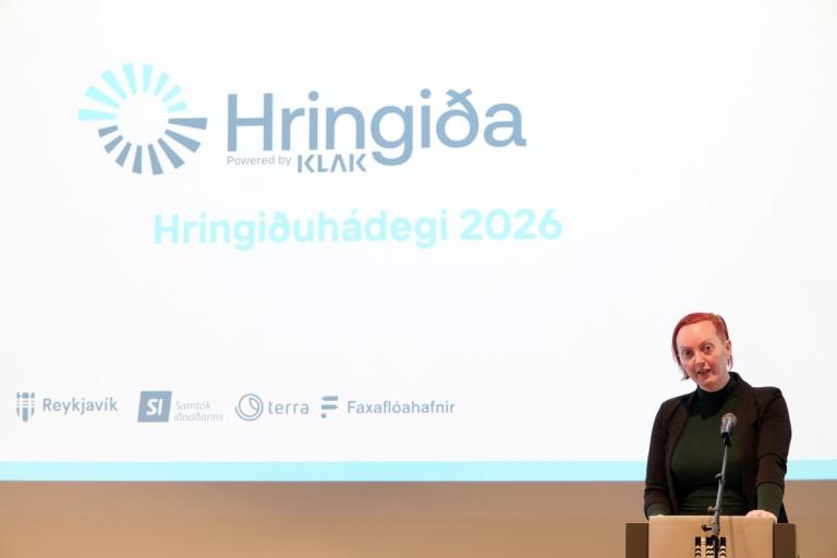 Alexandra Briem, Chair of the City Executive Council, opened the event 