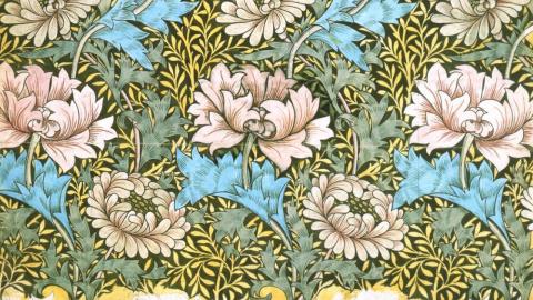 Verkið Chrysanthemum eftir William Morris