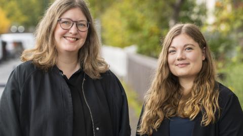 Sigríður Finnbogadóttir og Brynhildur Hallgrímsdóttir