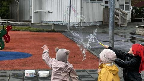 Sumarhátíð í leikskólanum Maríuborg