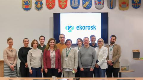 Representatives from Reykjavík and Jakobstad.