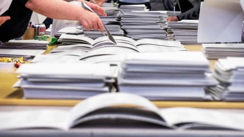 Ballot counting during elections