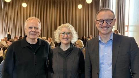 Report authors Ingvar Sigurgeirsson and Lilja M. Jónsdóttir alongside Páll Björgvin Guðmundsson, executive director of SSH.