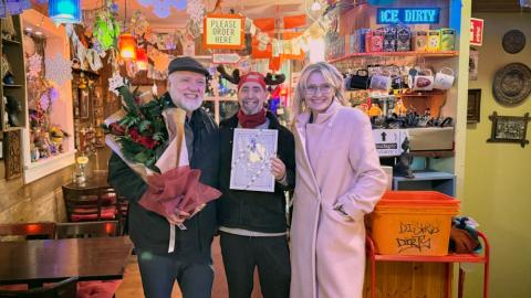 Þórhallur Vilhjálmsson, Glen Barkan og Heiða BJörg Hilmisdóttir.