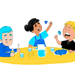 Children eating