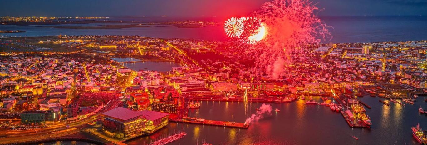 Flugeldasýning á Menningarnótt.
